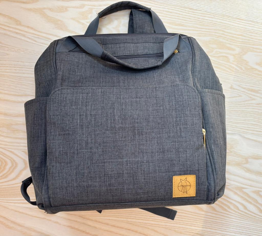 Sac à langer Glam Goldie de Lässig anthracite, Enfants & Bébés, Sac à langer bébé, Enlèvement, Comme neuf, Sac à dos