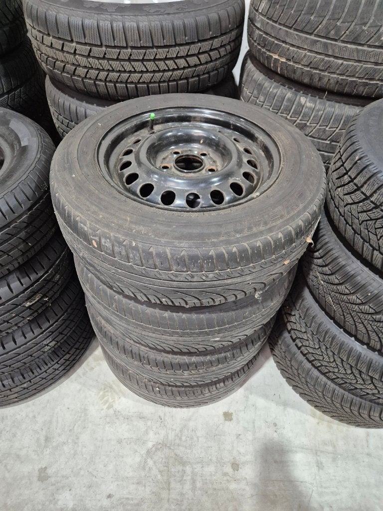 4 stalen velgen Mercedes W124 origineel, Auto-onderdelen, Banden en Velgen, Ophalen, Gebruikt, 15 inch, Velg(en)