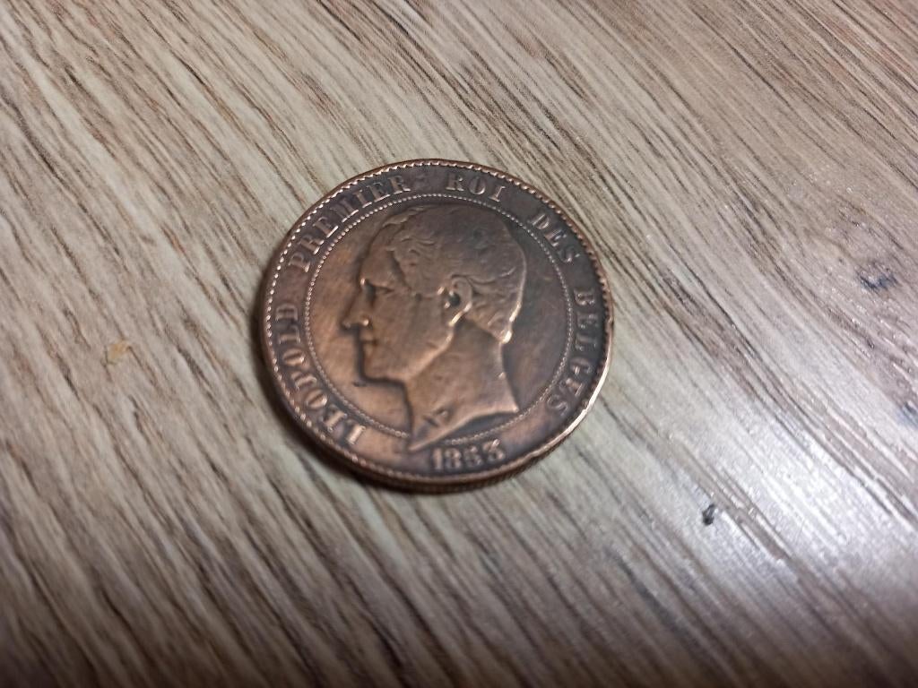 10 Centimes 1853 - Léopold Ier - Mariage duc de Brabant, Enlèvement ou Envoi, Monnaie en vrac