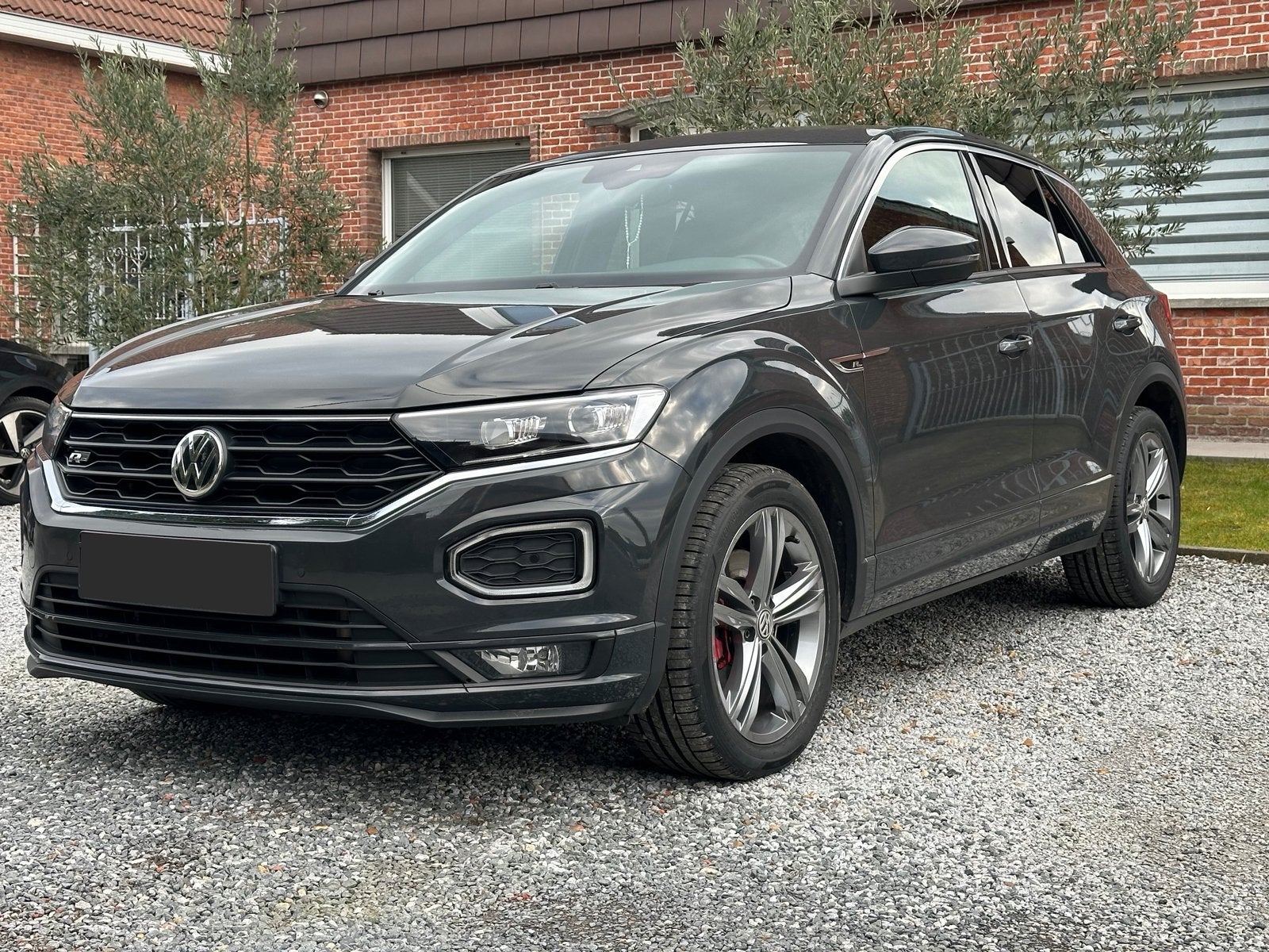 Volkswagen T-roc R-line 2.0 TSI 4Motion DSG Automaat, Autos, Argent ou Gris, Achat, Euro 6, Noir
