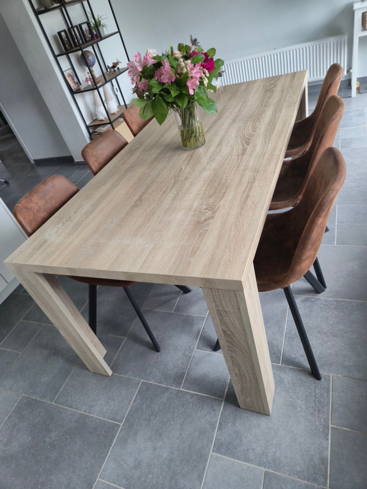 eettafel 180x90x76, 150 à 200 cm, Cinq personnes ou plus, Enlèvement, Utilisé