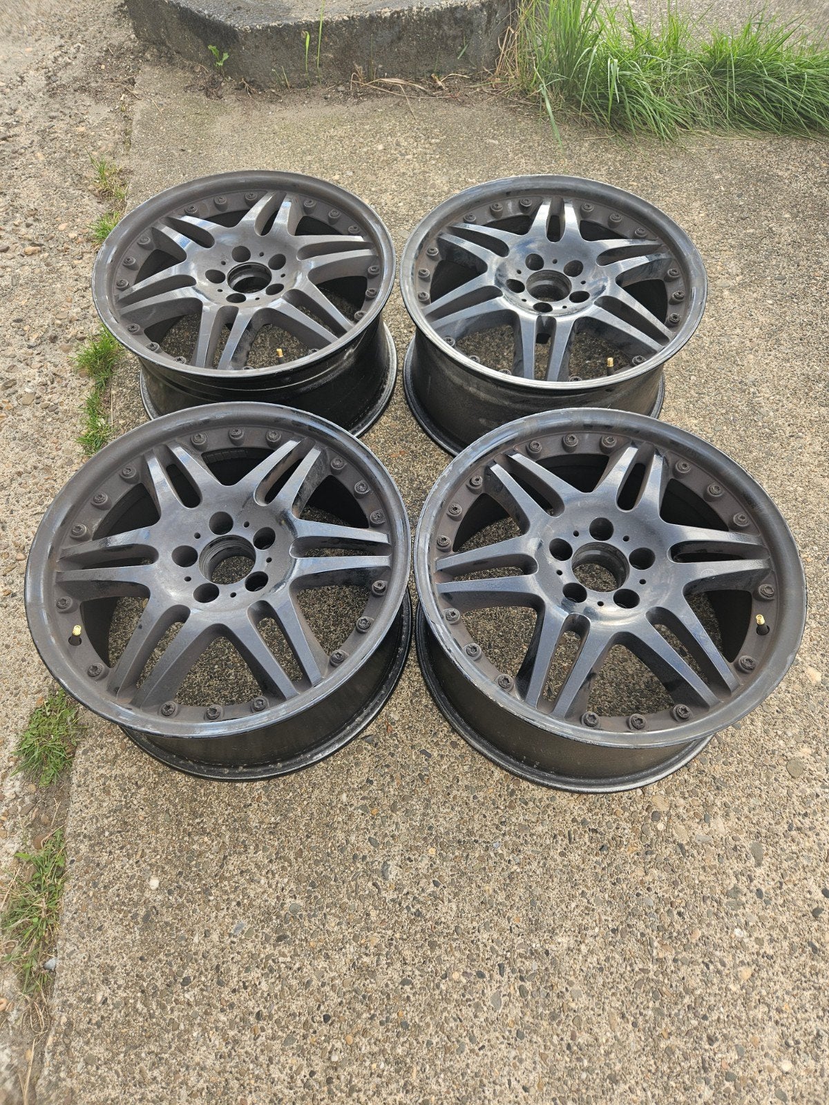 18 İNCH ALU  VELGEN MERCEDES E KLASSE  5x112 ZEER GOEDE STAA, Auto-onderdelen, Ophalen, Velg(en)