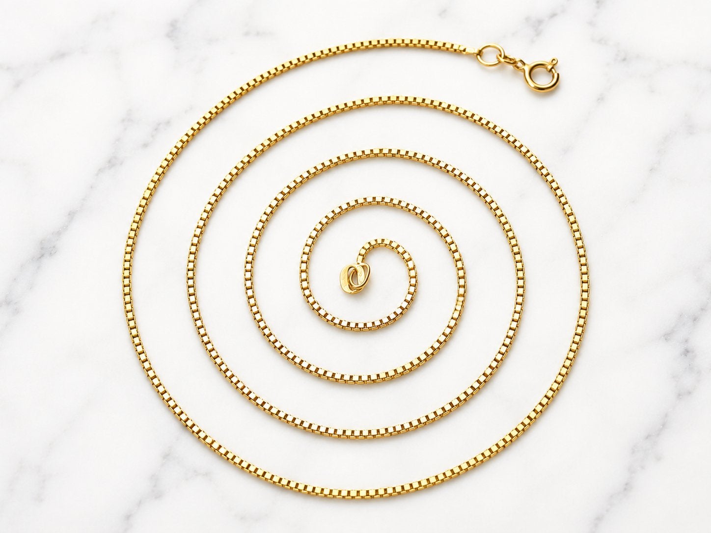 Ketting van geforceerd gaas - 18 karaat goud, Handtassen en Accessoires, Ophalen of Verzenden, Zo goed als nieuw, Goud, Goud