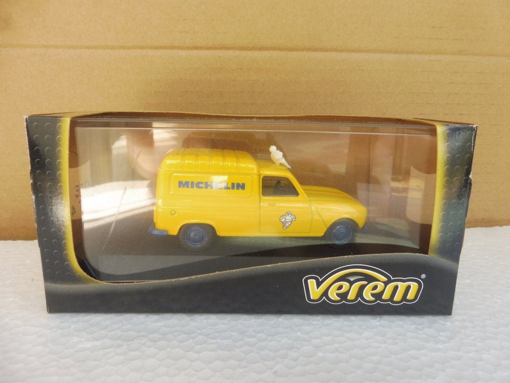 1:43 Verem V705 Renault R4 F6 Van 1975 Michelin fourgon, Hobby en Vrije tijd, Modelauto's | 1:43, Ophalen of Verzenden, Zo goed als nieuw