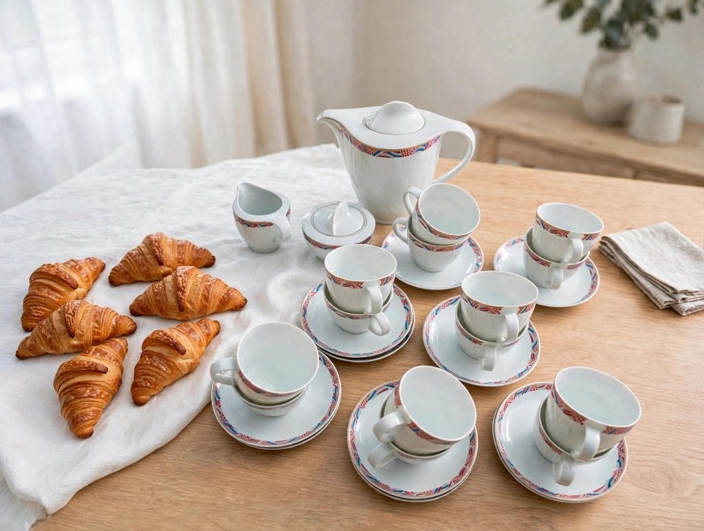 Arzberg 1382 Mid Century koffieset 12 pers, Enlèvement