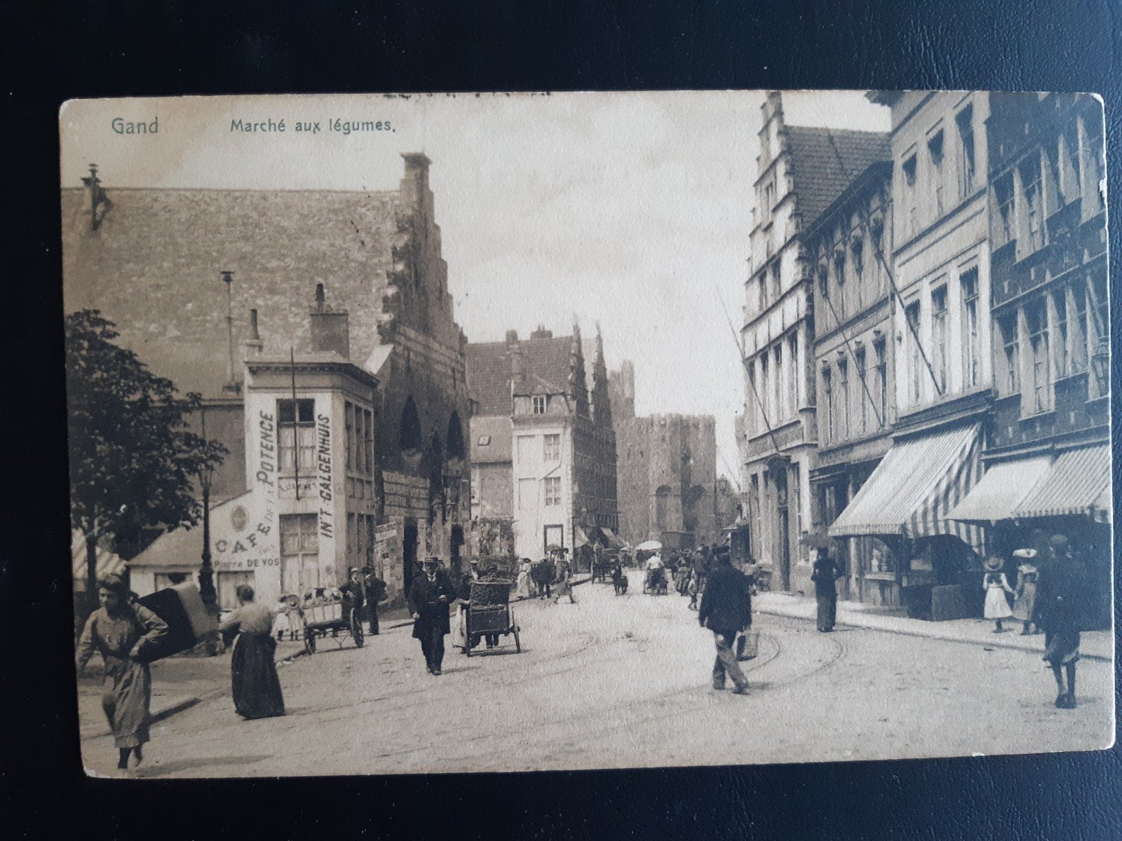 GENT GAND groentemarkt marche aux Herbes, Verzamelen, Ophalen of Verzenden