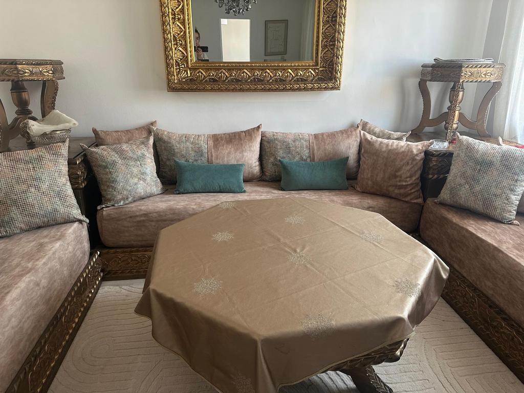 Salon marocain complet, Huis en Inrichting, Zetels | Complete zithoeken, Zo goed als nieuw, Ophalen of Verzenden