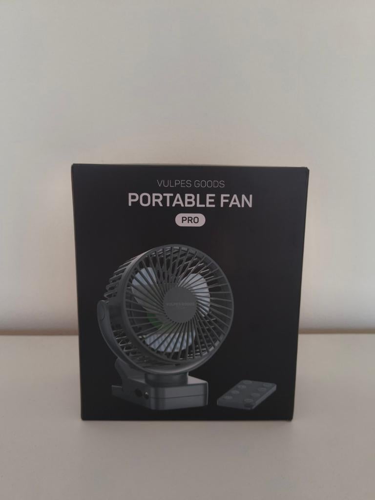 Vulpes Goods Mini USB Tafelventilator PRO, Electroménager, Ventilateurs, Envoi, Ventilateur avec télécommande, Comme neuf, Ventilateur de table