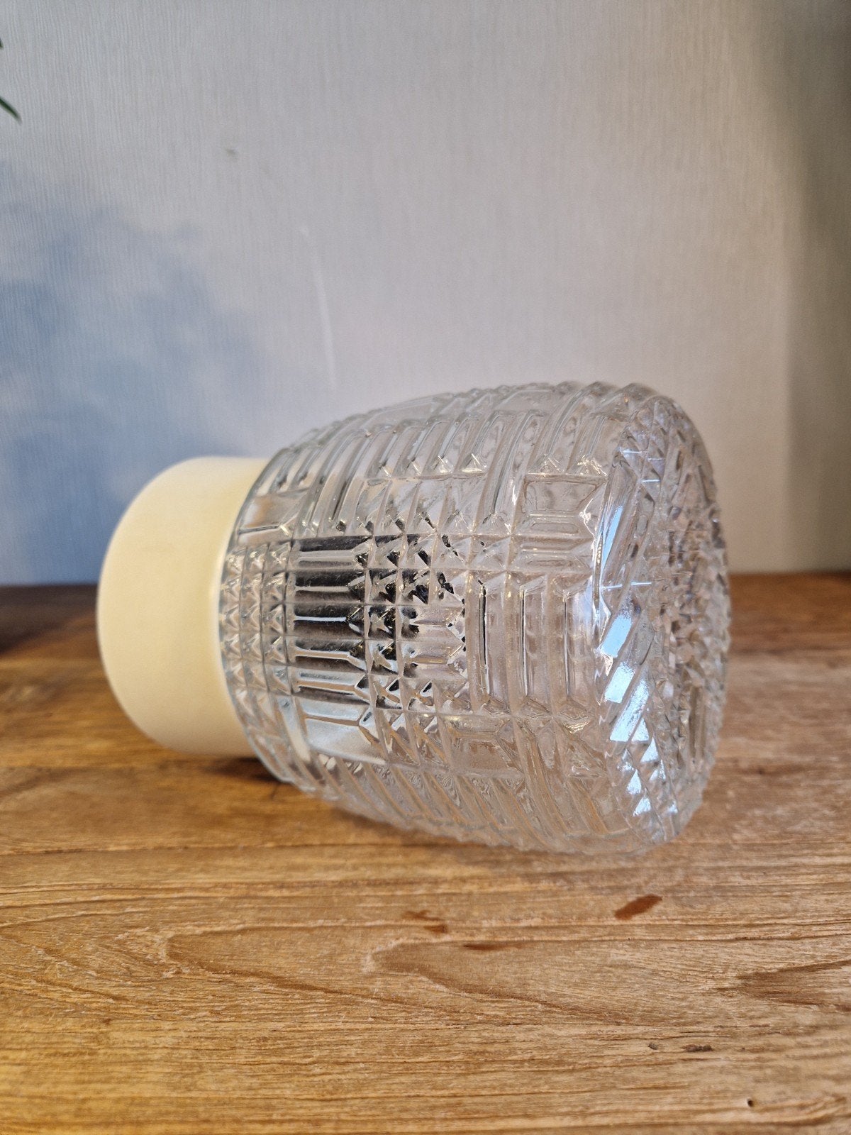 Vintage Niko Plafonnière / Wandlamp – Jaren 60/70 Persglas, Ophalen of Verzenden