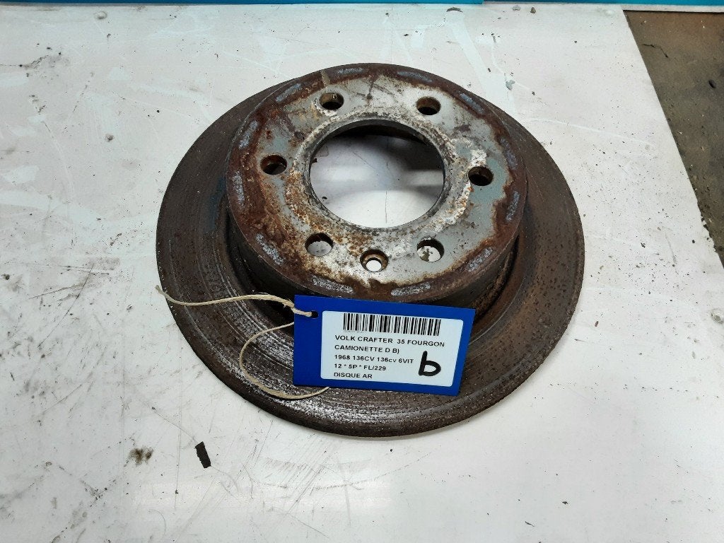 FREIN DISQUE ARRIÈRE Volkswagen Crafter (01-2011/12-2016), Volkswagen, Volkswagen AG, Utilisé, Kundenbetreuung@volkswagen.de