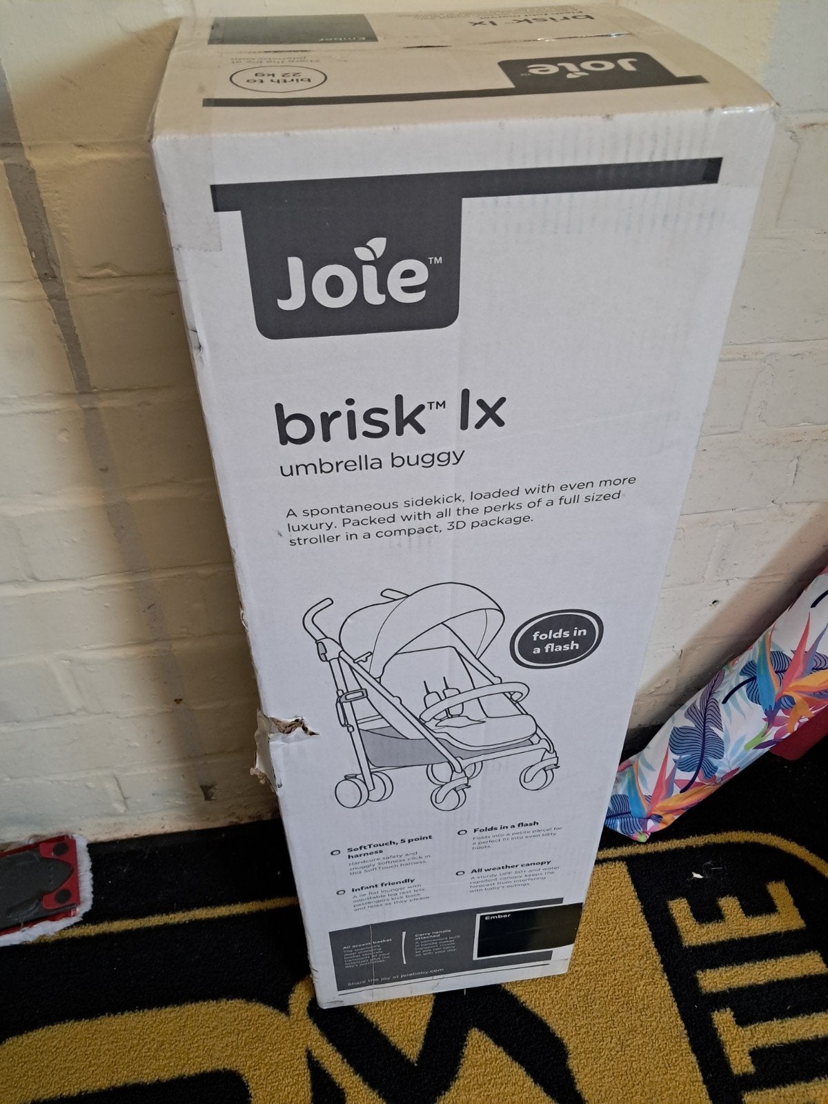 Joie Brisk lx, Ophalen of Verzenden, Nieuw, Overige merken, Verstelbare rugleuning