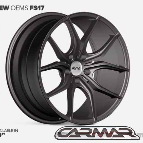 19'' Breedset Mat Zwart OEMS-Wheels Mercedes, 19 inch, Velg(en), -, -