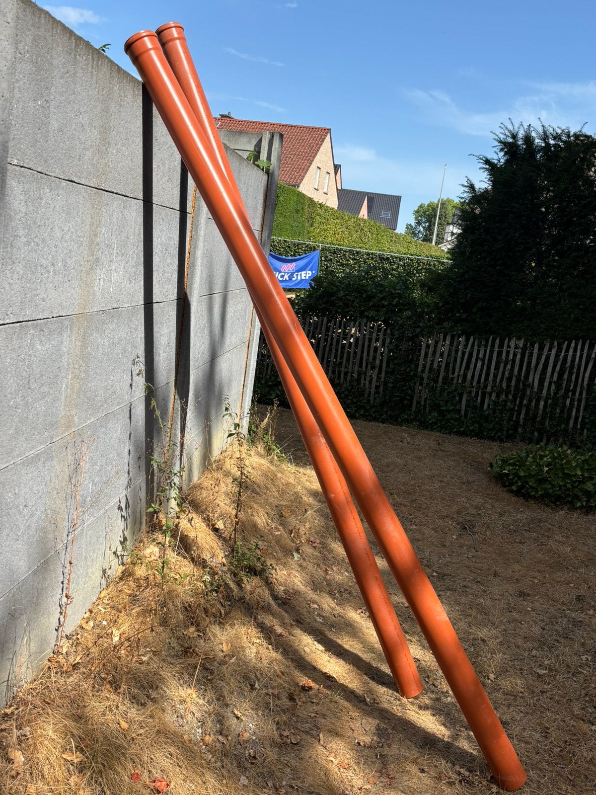 PVC buizen 110 3meter met mof, Ophalen, Zo goed als nieuw