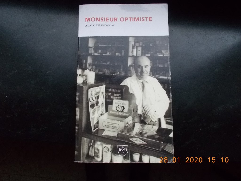 Roman "Monsieur Optimiste" de Alain Berenboom., Neuf, Belgique, Enlèvement, Alain Berenboom