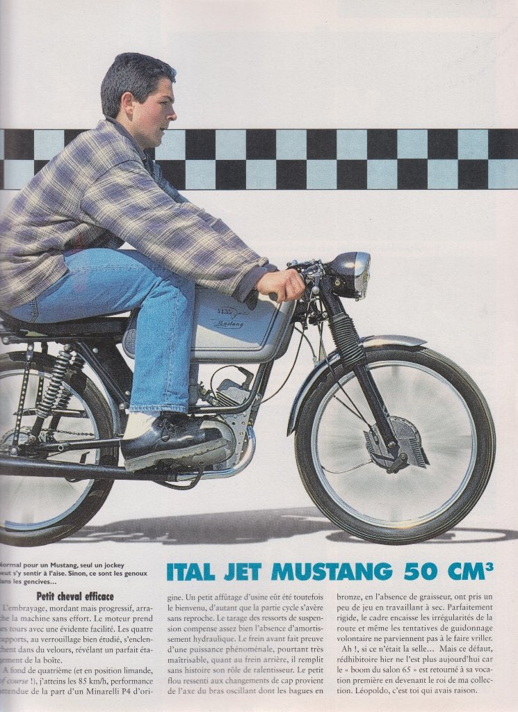 Cyclomoteur Sport Ital Jet Mustang collection, Envoi, Utilisé