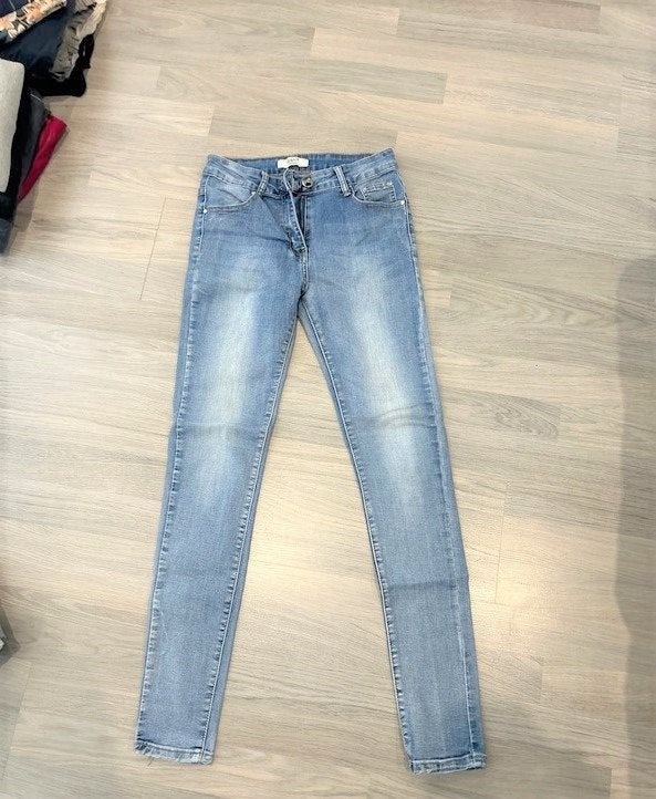 Voggo : nieuwe lichtblauw skinny spijkerbroek jeans , S, Blauw, Nieuw, Ophalen of Verzenden, Voggo