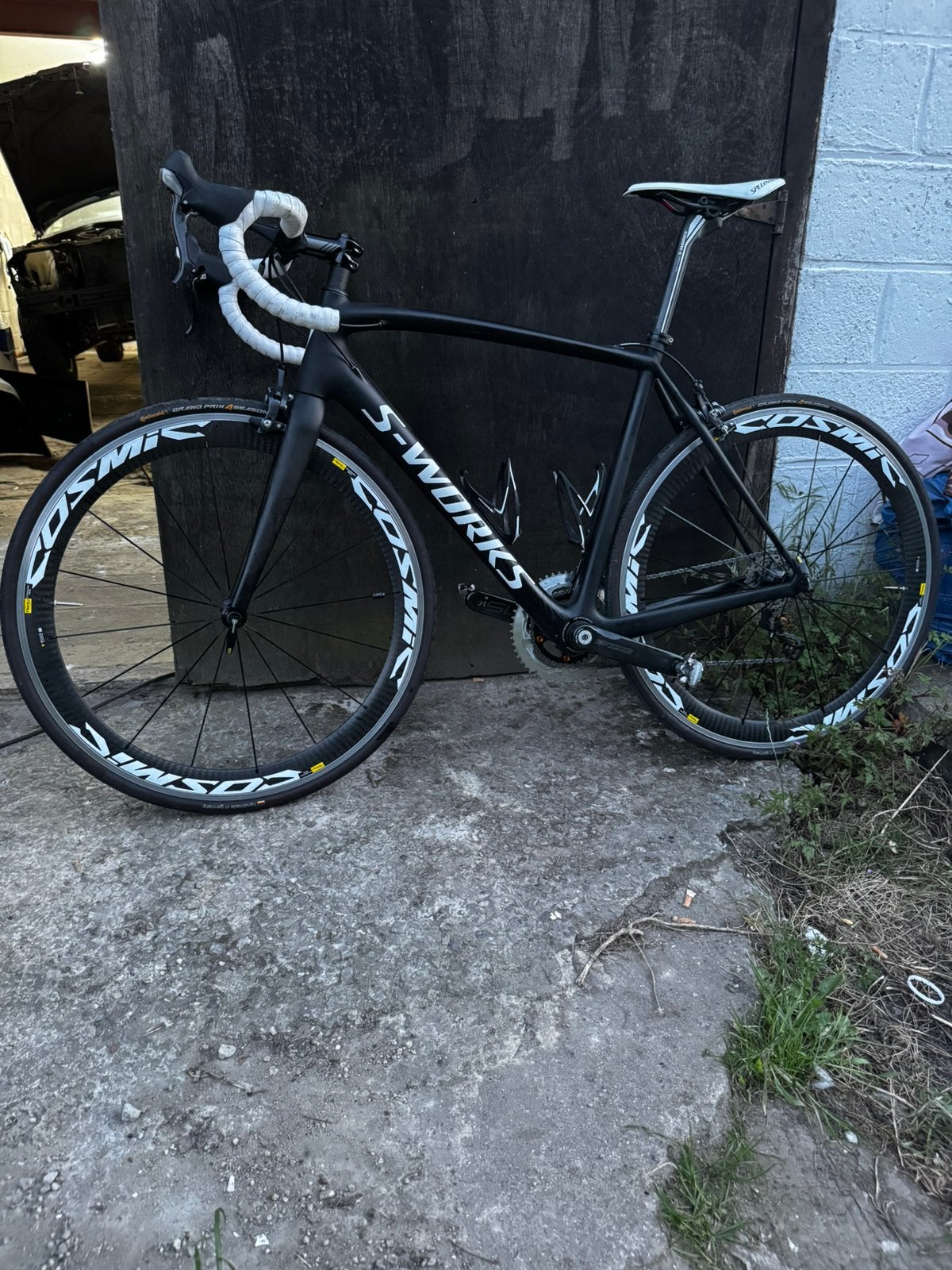 Velo de course s worckx specialized full carbone, Vélos & Vélomoteurs, Enlèvement, Comme neuf, Carbone