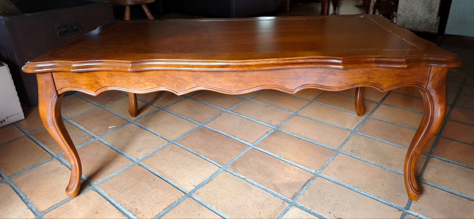 Table basse en merisier, Enlèvement, Rectangulaire