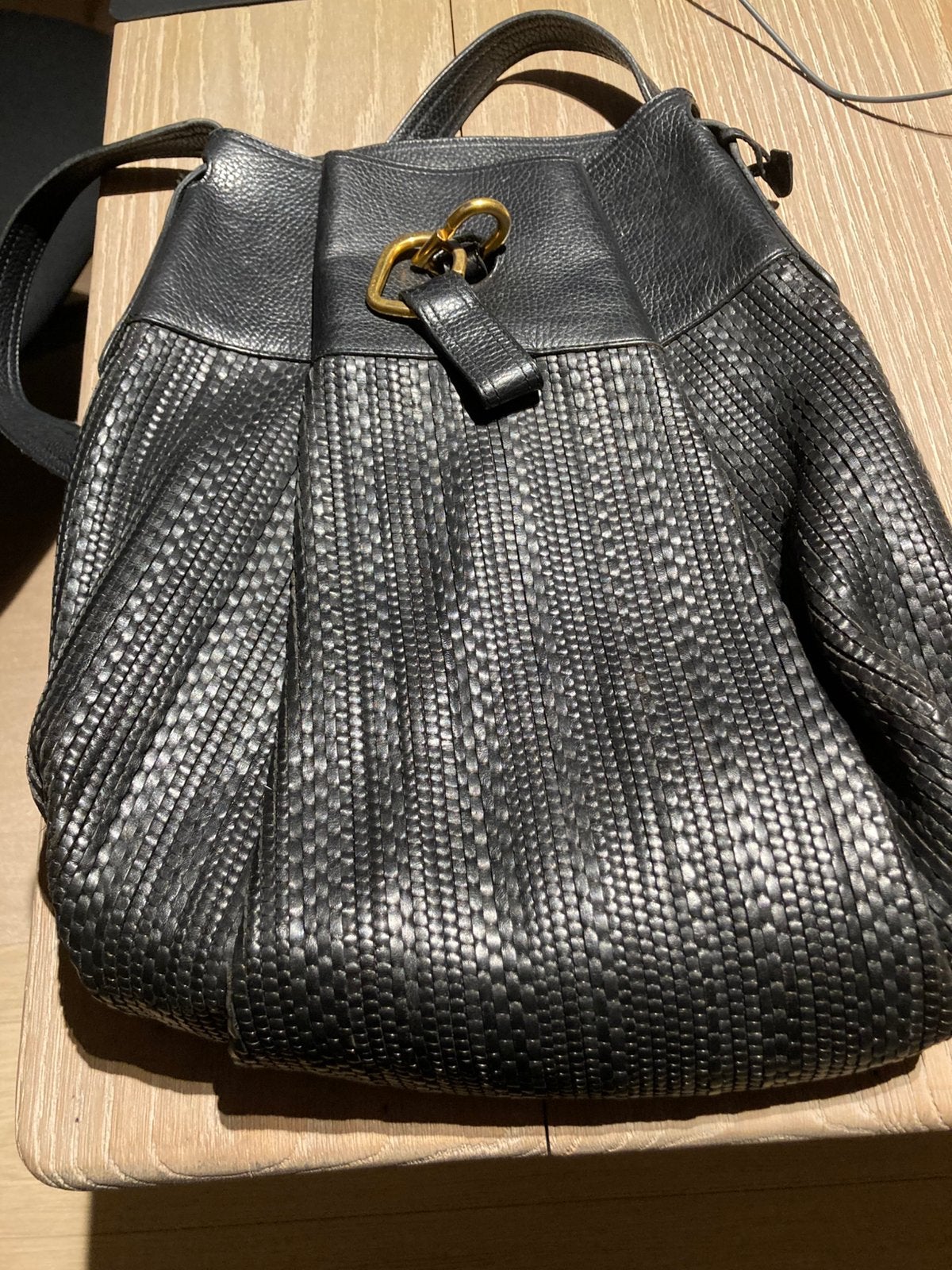Sac à main Delvaux modèle Faust noir en parfait état, Enlèvement, Comme neuf, Noir, Sac à main
