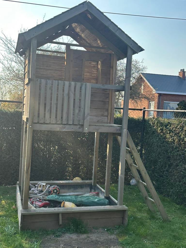 Speelhuisje, Ophalen, Gebruikt, Hout