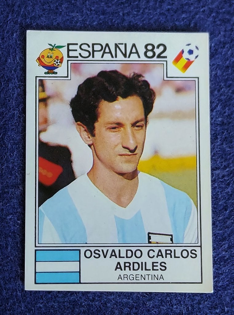 Panini sticker voetbal card ' WK Esp 1982 - Osw. Ardiles ', Enlèvement ou Envoi, Neuf, Autocollant