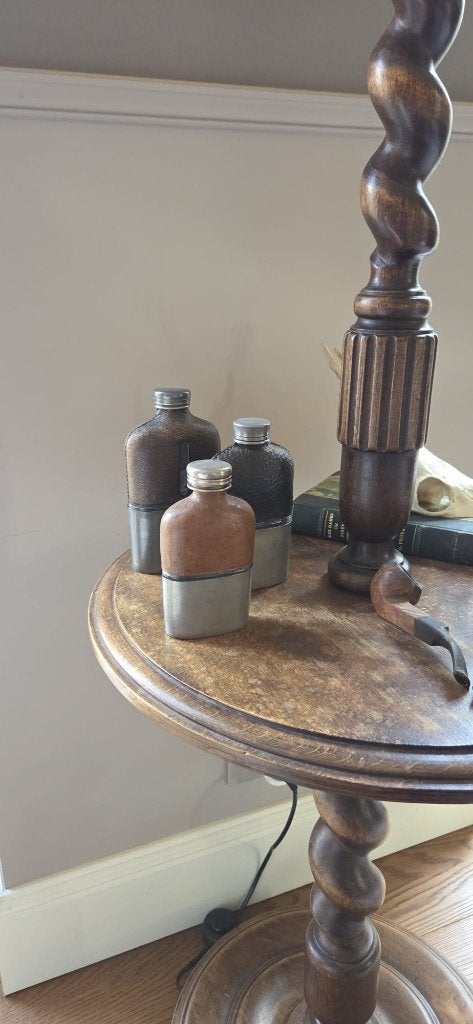3x heupfles Engelse stijl, Antiek en Kunst, Ophalen
