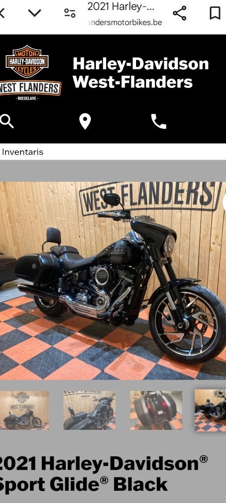 Harley sport glide, Motos, Permis Moto A, Plus de 35 kW, Chopper, 2 cylindres