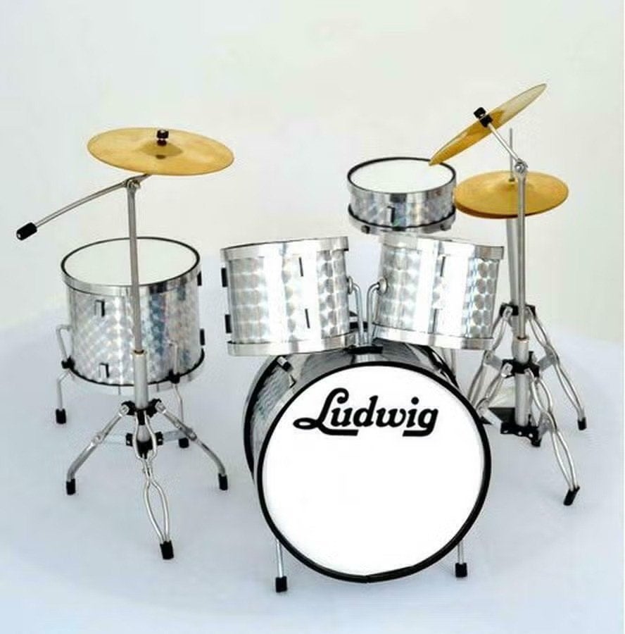 Miniatuur decoratief Ludwig zilver drumstel, Enlèvement ou Envoi, Neuf