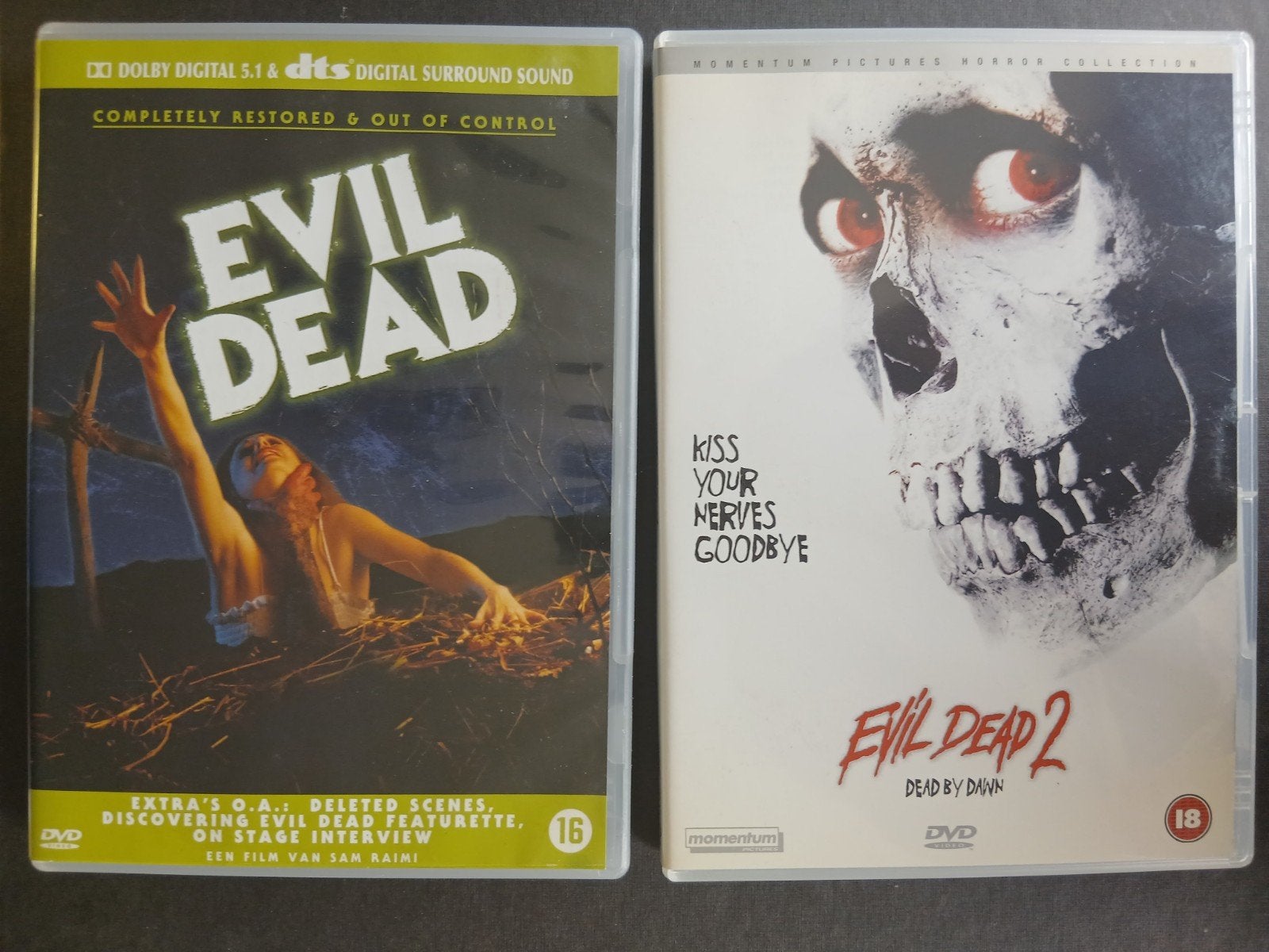 Evil dead (1981) & Evil dead 2 (1987) Bruce Campbell, Engels, Vanaf 16 jaar, Nederlands, Ophalen of Verzenden