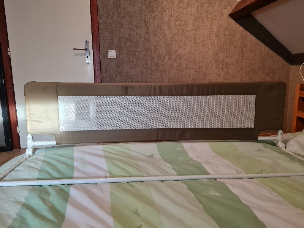 Bedrand, Kinderen en Baby's, Kinderkamer | Bedden, 140 tot 160 cm, Zo goed als nieuw, Minder dan 70 cm, Ophalen