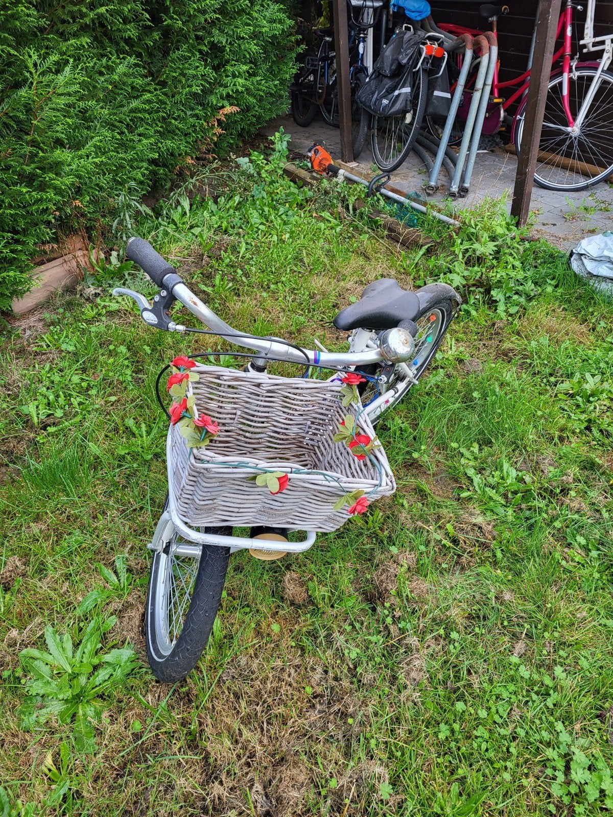 2 x kinderfietsen, Ophalen, Gebruikt, Terugtraprem
