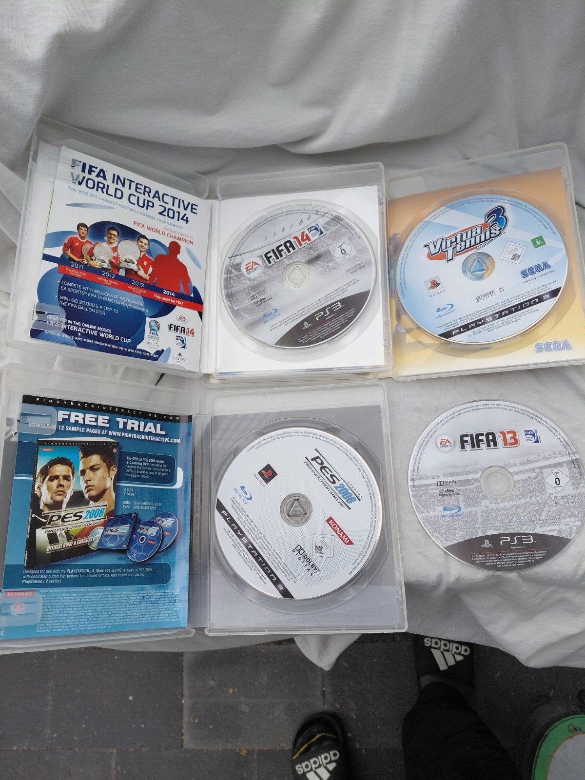 4 spellen ps3, Ophalen