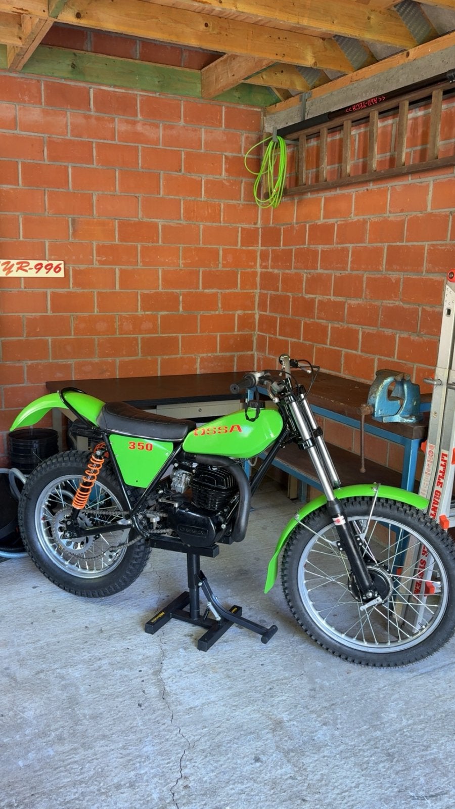 Ossa tr77 350cc, 350 cm³, 5 vitesses, Comme neuf, Enlèvement