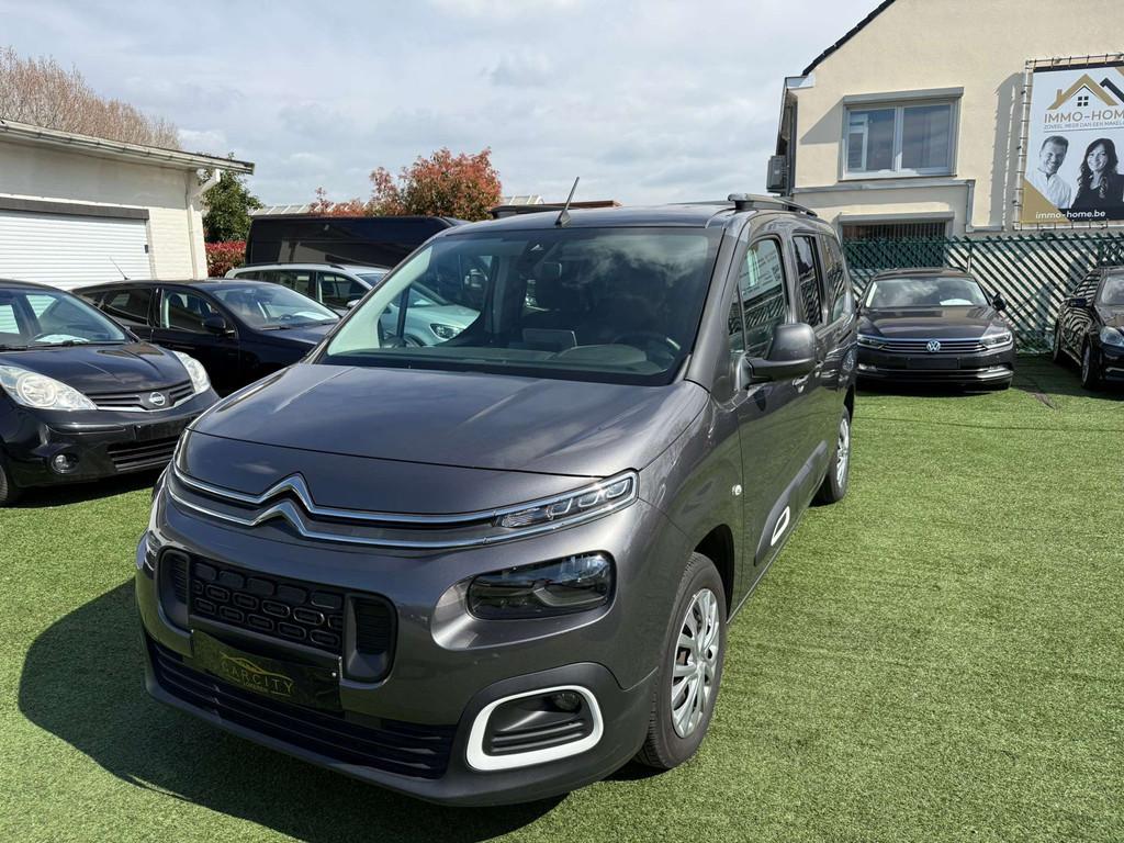 Citroën Berlingo 1.2 PureTech XL Feel7PLAATSENGPSBLEU, Voorwielaandrijving, Stof, Gebruikt, 1199 cc
