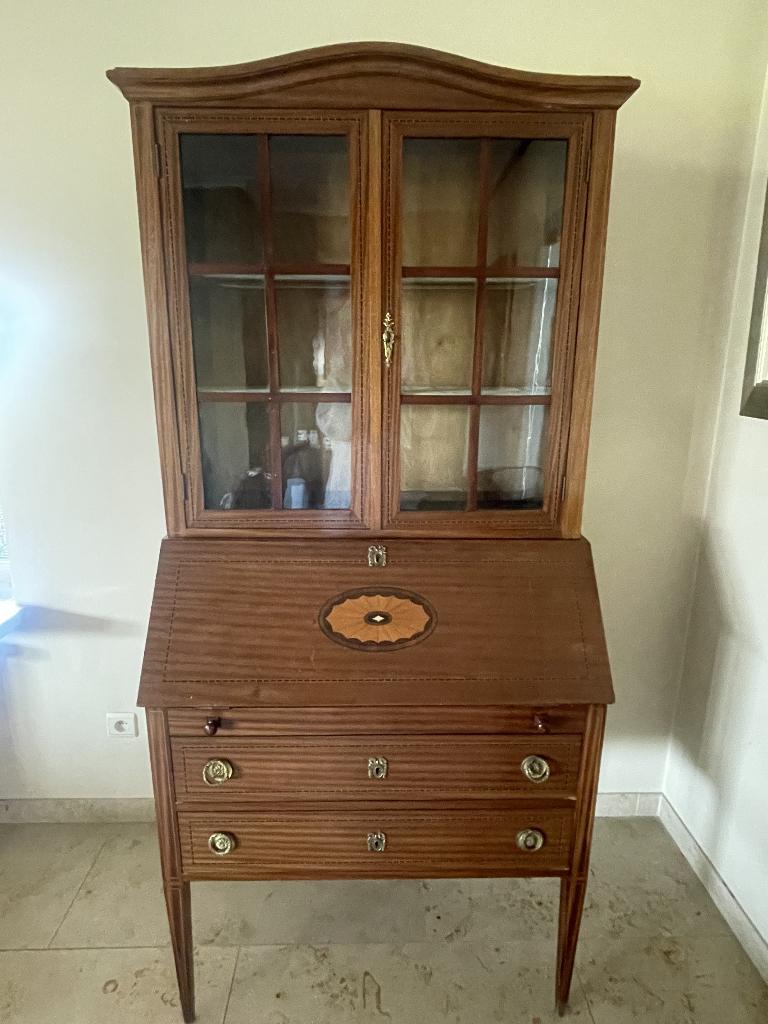Vintage Secretaire, Maison & Meubles, Armoires | Secrétaires, Utilisé, Enlèvement