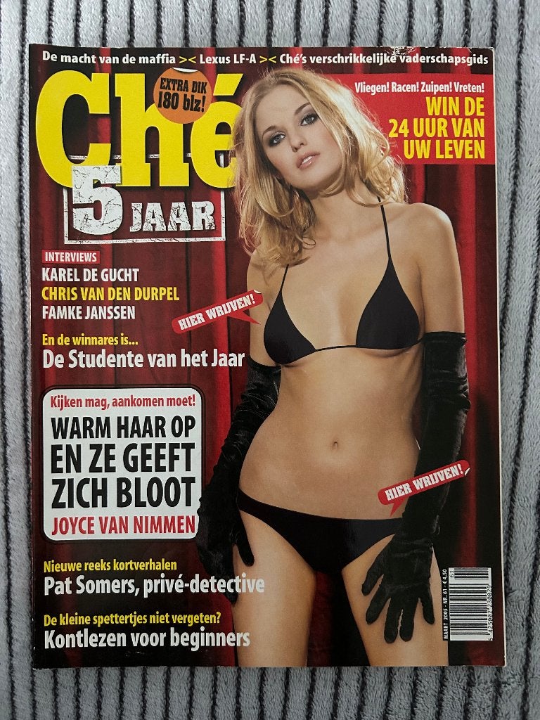 Ché magazine 61 : Joyce Van Nimmen (speciale cover), Collections, Revues, Journaux & Coupures, Journal ou Magazine, 1980 à nos jours