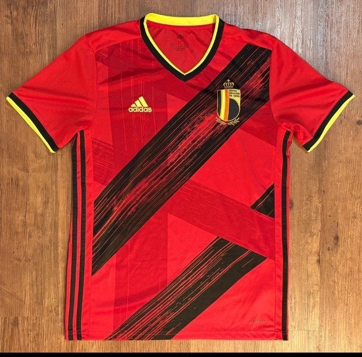 België Voetbal Thuisshirt De Rode Duivels Origineel EK 2020, Envoi
