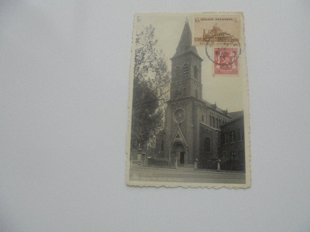 liége - eglise ste.marie des anges, Envoi, 1940 à 1960, Affranchie, Liège