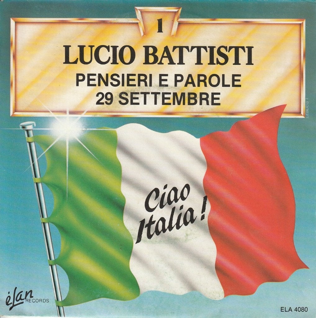 Lucio Battisti - Pensieri e parole, CD & DVD, Vinyles Singles, Pochette photo, Single, Comme neuf, 7 pouces