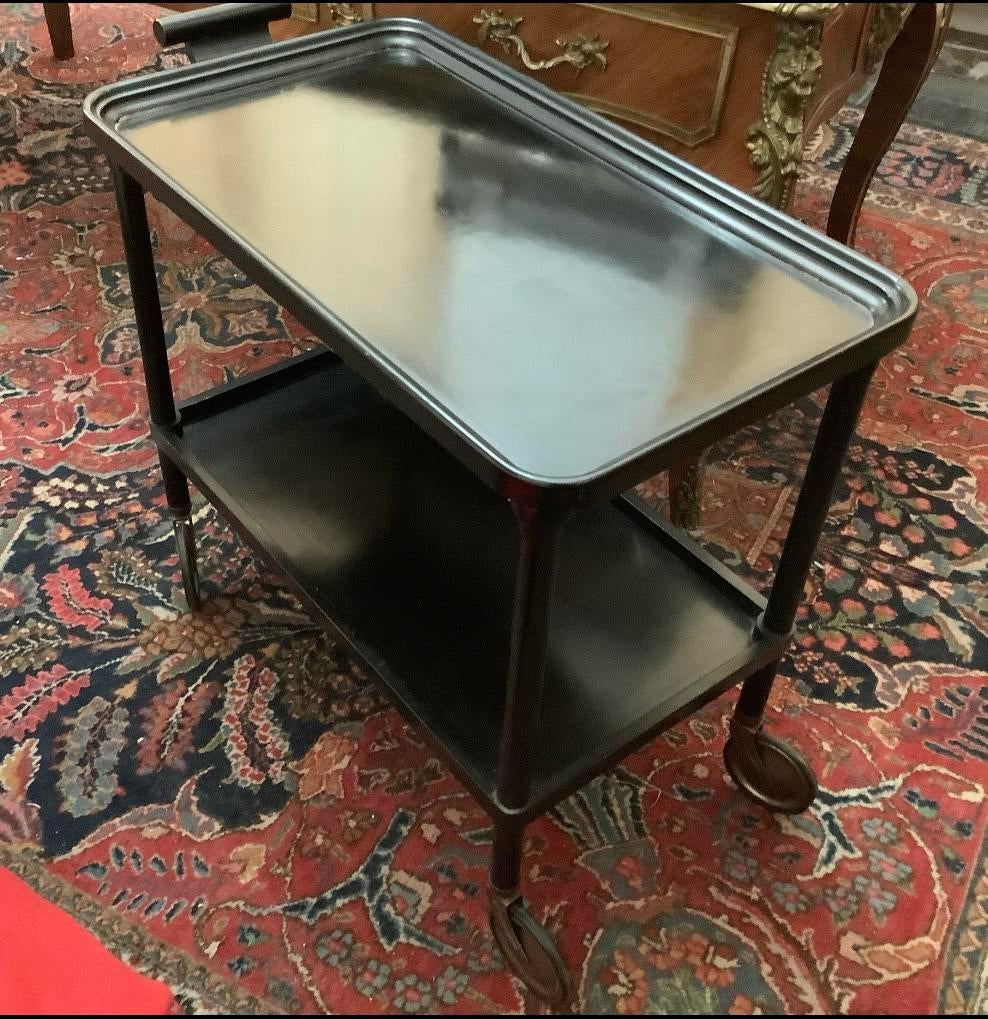 Élégante desserte art déco 1920 en bois laqué, Enlèvement