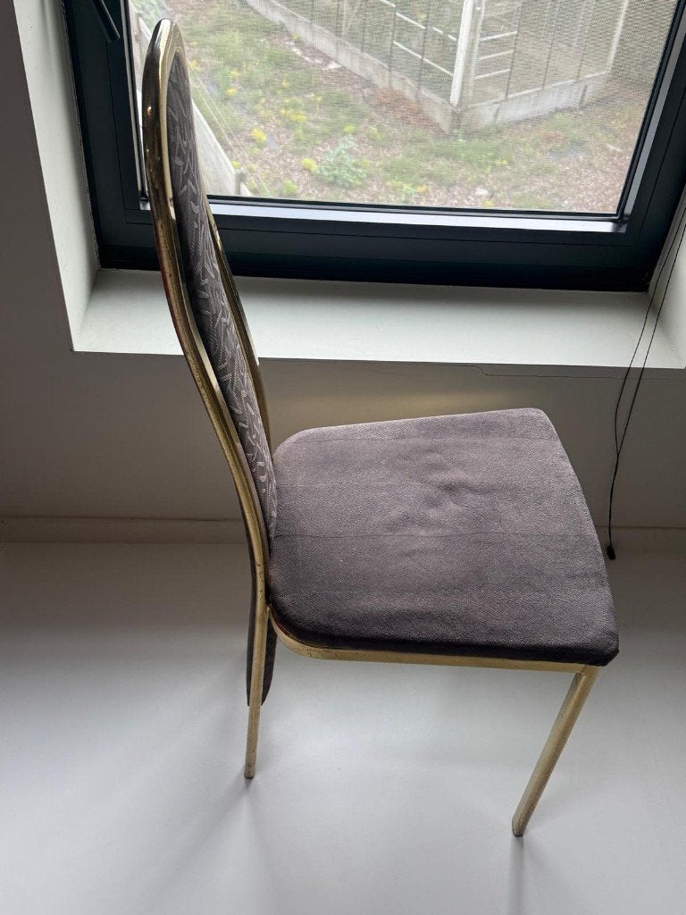 Stoelen, Maison & Meubles, Chaises, Gris, Enlèvement, Métal, Cinq, Six Chaises ou plus