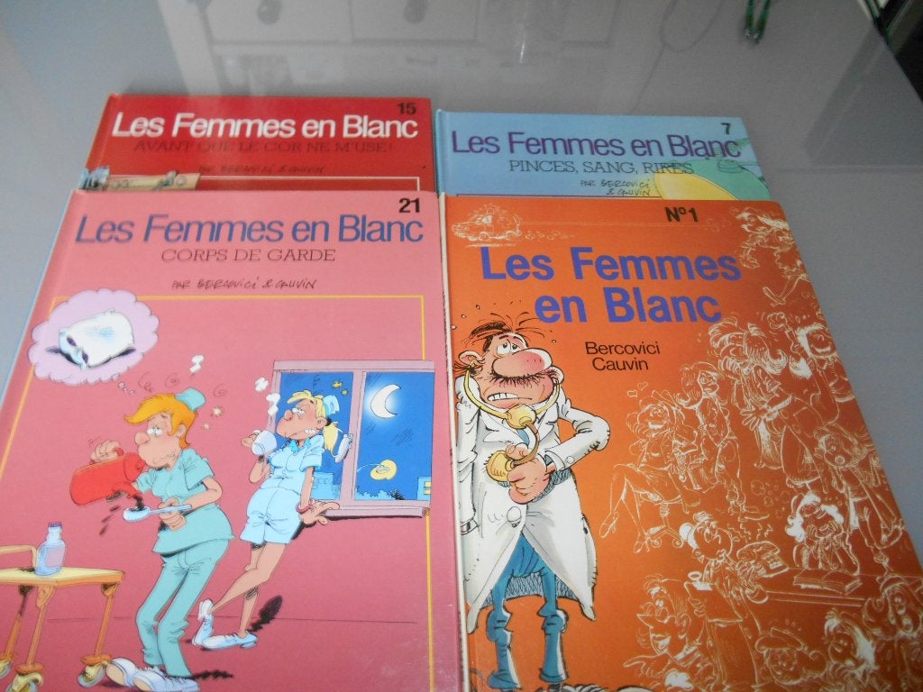 bd femme en blanc, Boeken, Stripverhalen, Meerdere stripboeken, Ophalen, Zo goed als nieuw