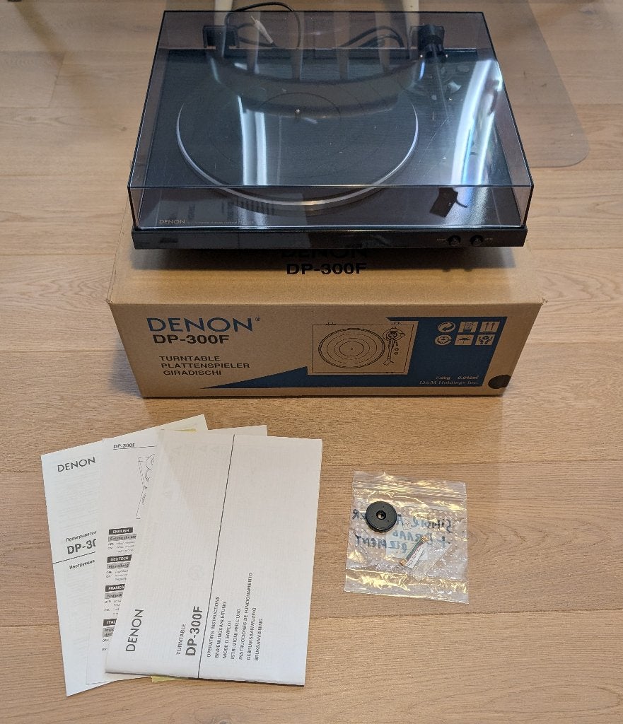 Denon DP-300F Platenspeler, Audio, Tv en Foto, Ophalen of Verzenden, Platenspeler