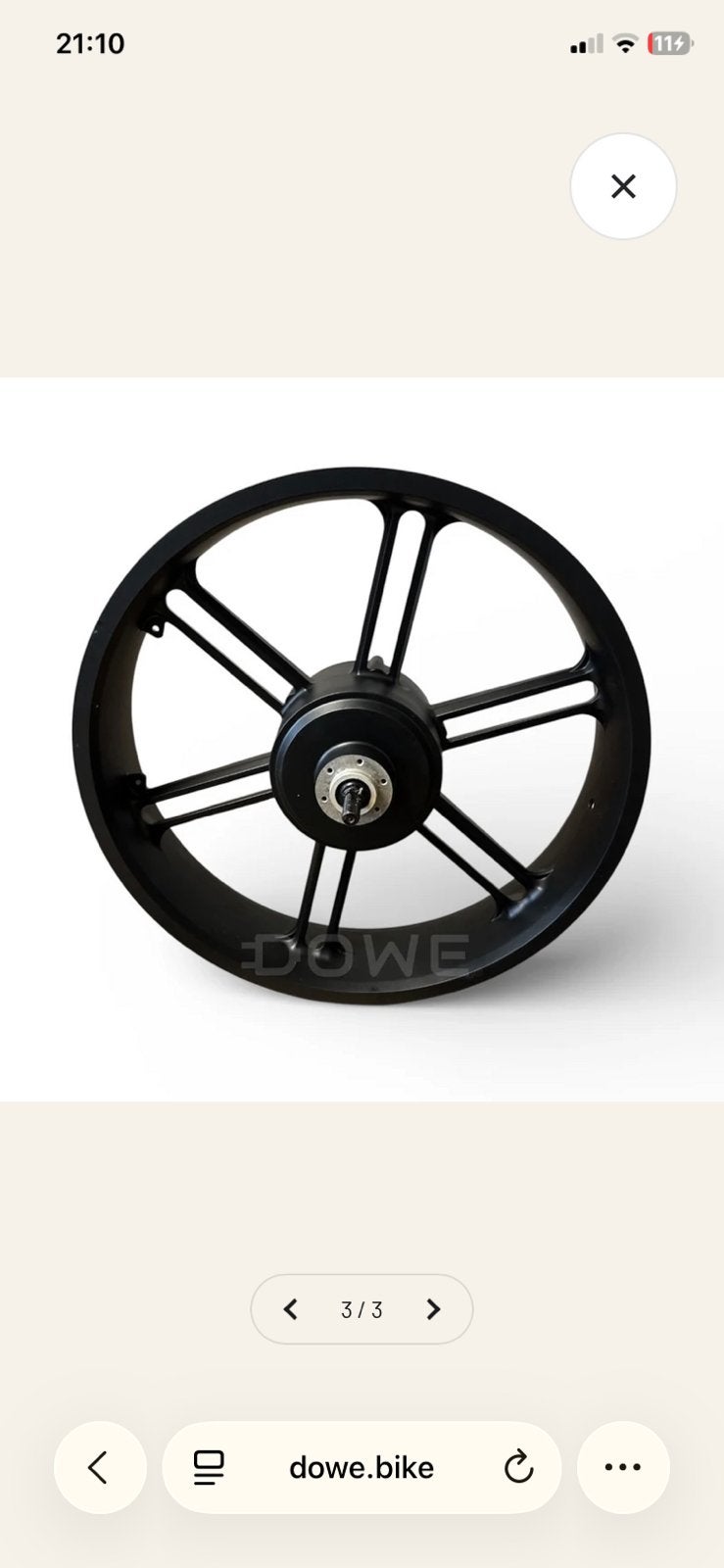V20 motor 500 wat, Fietsen en Brommers, Ophalen, Zo goed als nieuw
