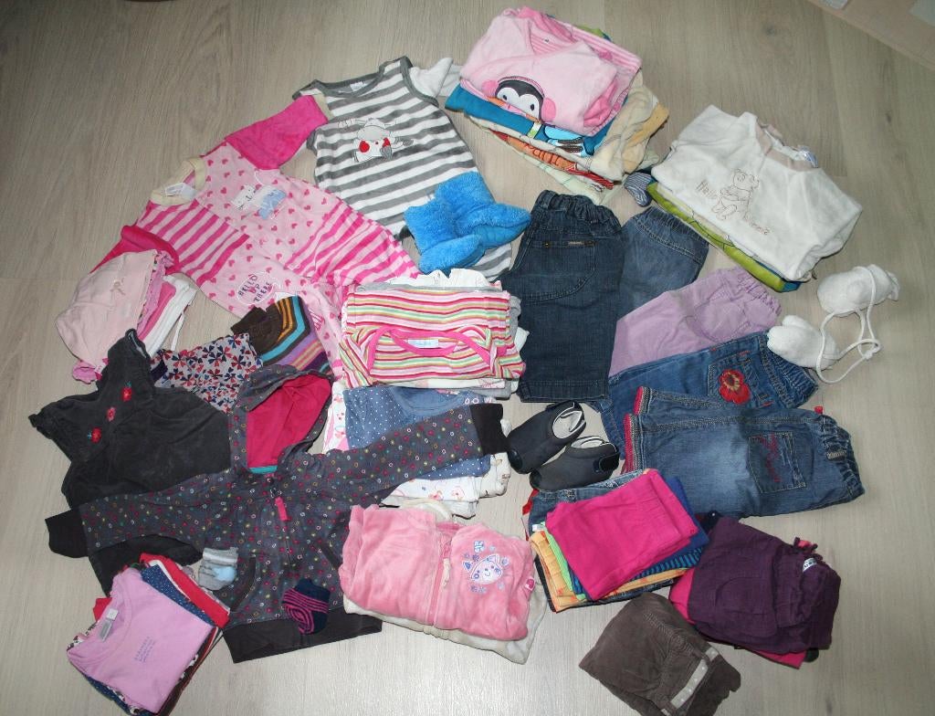 Baby kleertjes meisje maat 62, Enlèvement, Utilisé, Taille 62