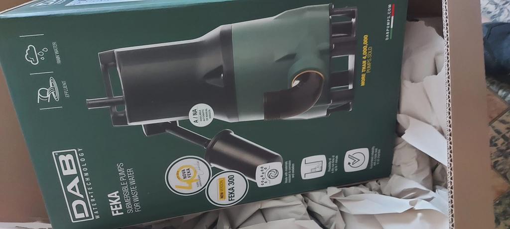 Pompe submersible DAB feka 300 neuve dans son emballage, Enlèvement, Neuf, Électrique, Pompe à eaux claires