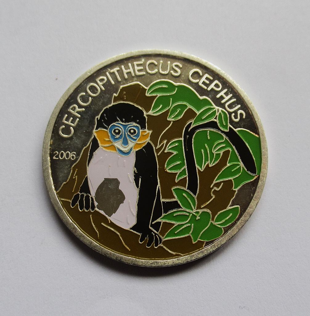 congo  1000 francs 2006, Verzenden, Zilver