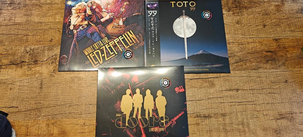 3 LP van Led Zeppelin The Doors en Toto, Ophalen