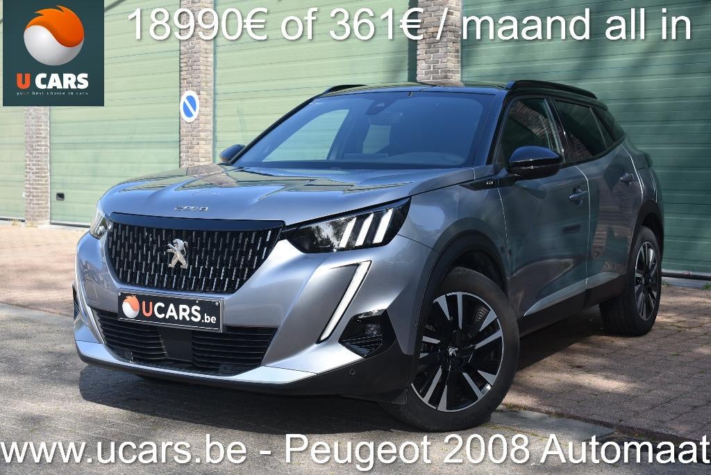 Peugeot 2008 Automaat 1.2  - GT Pack - Tot 3 Jaar Waarborg, Auto's, Peugeot, Bedrijf, Te koop, ABS, Achteruitrijcamera, Adaptieve lichten