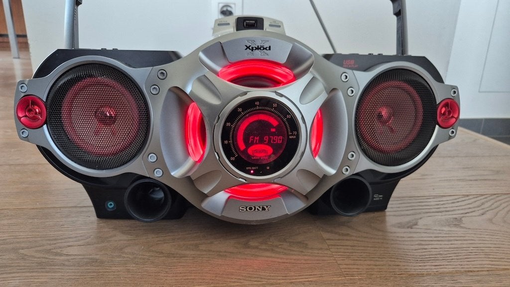 Sony draagbare radio, Ophalen, Gebruikt, Radio, Met cd-speler